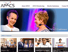 Tablet Screenshot of apacs.org
